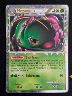 Meganium - HGSS08 - Pokemon Heart Gold Soul Silver Promo Holo LP - Image 1