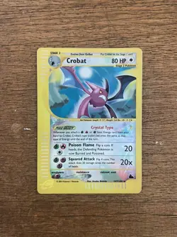 Crobat 147/144 Skyridge Reverse Holo Secret Rare Pokemon TCG - Image 1