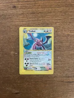 Crobat 147/144 Skyridge Reverse Holo Secret Rare Pokemon TCG - Image 2