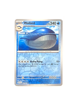 Wailord 41/159 Rare Reverse Holo Journey Together POKEMON TCG JTG ENGLISH NM/M - Image 1
