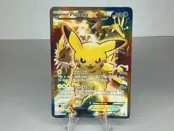 Pikachu EX XY124 XY Holo Black Promo Pokemon - Image 1