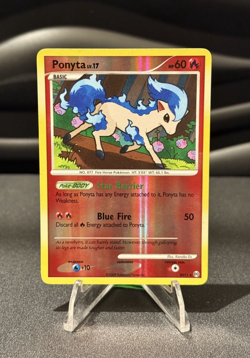 Ponyta Ponyta Common Reverse Holo SH11 Pokemon TCG 2009 - Image 1