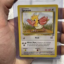 Spearow 92/130 Pokemon TCG 2000 Base Set 2 Regular Unlimited Common NM Vintage - Image 1