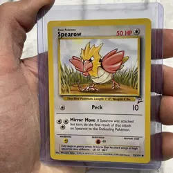 Spearow 92/130 Pokemon TCG 2000 Base Set 2 Regular Unlimited Common NM Vintage - Image 2