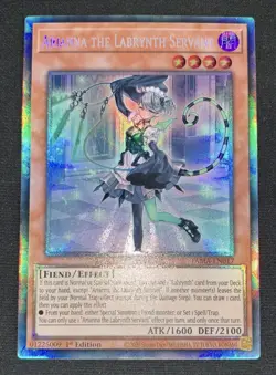 Yugioh *EURO* Arianna the Labrynth Servant TAMA-EN017 Collectors Rare 1st Ed NM - Image 3