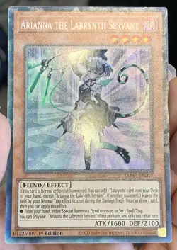 Yugioh *EURO* Arianna the Labrynth Servant TAMA-EN017 Collectors Rare 1st Ed NM - Image 5