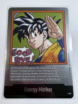 Energy Marker E-83 Silver Manga Booster 02 Dragon Ball Card English - Image 1