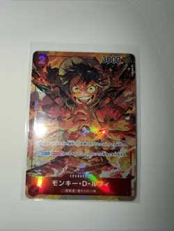 Monkey D Luffy OP01-024 SR (Parallel) ROMANCE DAWN ONE PIECE Card Game Japanese - Image 1