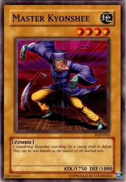 Yu-Gi-Oh TCG Master Kyonshee PGD-053 Unlimited Regular Common Card Played LP - Image 1
