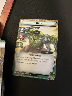 Marvel Champions Card Game HULK Deck open - complete - Image 1