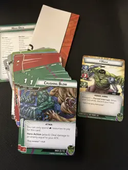 Marvel Champions Card Game HULK Deck open - complete - Image 2