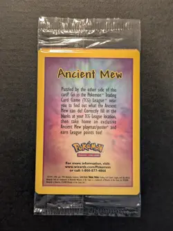 Ancient Mew Holo Pokemon the Movie 2000 Promo Card Sealed - Image 2