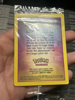 Ancient Mew SEALED Pokemon Unopened 2000 Movie Promo Holo Card - RARE Near Mint - Image 2