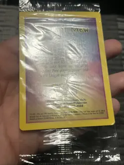 Ancient Mew SEALED Pokemon Unopened 2000 Movie Promo Holo Card - RARE Near Mint - Image 3