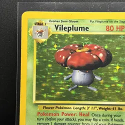 Vileplume 15/64 Jungle Holo Rare Pokemon Card MP - Image 5