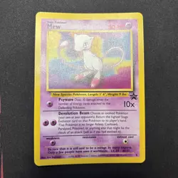 2000 Mew #8 Black Star Promo Regular Pokemon League Card - Image 1