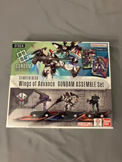 ENGLISH GUNDAM CARD GAME ASSEMBLE WINGS OF ADVANCE STARTER DECK SET ST02A &More - Image 3