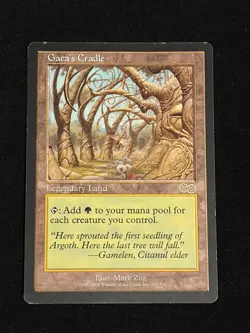 MTG Gaea's Cradle - Urza's Saga Moderately Played - Image 1