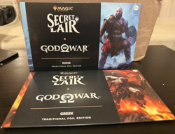 MTG Secret Lair x God Of War GREEK & NORSE FOIL Set - Playstation - Image 1