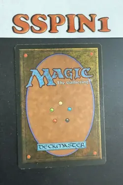 mtg forest land Signed Christopher Rush 4th Edition - Image 2