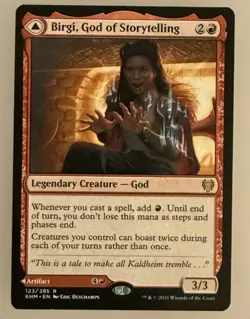 Birgi, God of Storytelling Kaldheim Regular - Image 1