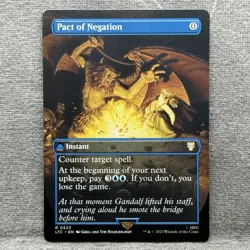 Pact of Negation (Borderless) - LTC #523 Non-Foil NM Magic MTG - Image 1