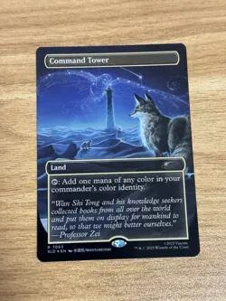 Command Tower Avatar Borderless Foil Rainbow MTG Secret Lair - Image 1