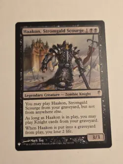 Haakon, Stromgald Scourge X1 MTG The List Reprints - Image 1