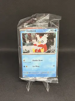 Delibird 46/193 (Holiday Calendar) Stamped Sealed | Pokemon Paldea Evolved - Image 1