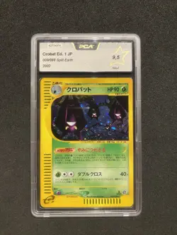 Crobat 009/088 Carta Pokemon PCA 9.5 Holo Japanese Split Earth 1 Edition 9,5 - Image 1