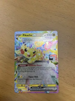 Pikachu EX 057/191 Prize Pack Play! Pokemon Holo Stamped Near Mint NM Series 7 - Image 1