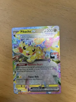 Pikachu EX 057/191 Prize Pack Play! Pokemon Holo Stamped Near Mint NM Series 7 - Image 2