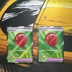 Air Balloon Full Art Ultra Rare 166/132 Pokemon Mega Evolution English X2 - Image 1