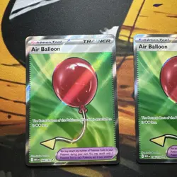 Air Balloon Full Art Ultra Rare 166/132 Pokemon Mega Evolution English X2 - Image 2