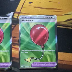 Air Balloon Full Art Ultra Rare 166/132 Pokemon Mega Evolution English X2 - Image 3