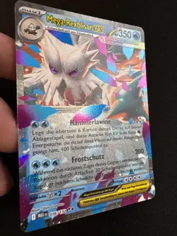 Mega Rexblisar ex 36/132 Holo Double Rare Pokemon Mega Evolution MEG NM Deutsch - Image 3
