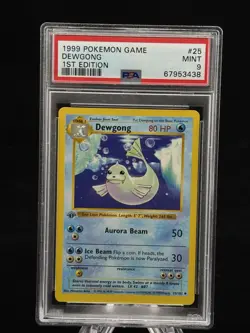 Dewgong #25 1st Edition Base Set 1999 Pokemon Game PSA 9 ?? - Image 1