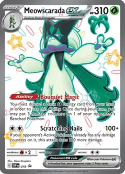 1x Meowscarada ex - SVP078 - SVP Black Star Promos NM-Mint Pokemon SV Black Star - Image 1