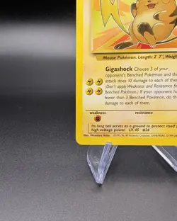 Raichu 29/62 - Fossil Regular - Vintage Pokemon TCG WOTC - LP - Image 4