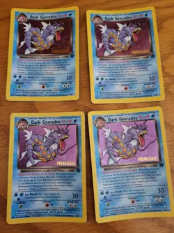 Pokemon - Dark Gyarados (Prerelease) - 08/82 Wotc Promo Holo - Lot Of 4 - Image 1