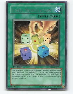Level Modulation #DP2-EN019 Rare 1st edition Yugioh Card - Image 1