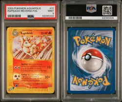 PSA 9 Rapidash 31/147 Aquapolis 2003 Reverse Holo Pokemon Card E Series WOTC - Image 3