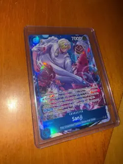 Sanji OP11-051 Alternate Art One Piece Card English A Fist of Divine Speed - Image 1