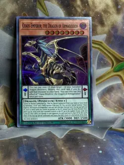Yugioh PRIZE CARD Chaos Emperor, the Dragon of Armageddon YCSW-EN011 Super NM - Image 5