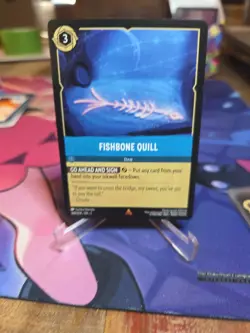 Disney Lorcana TCG the First Chapter Fishbone Quill Card 168/204 Regular Rare - Image 1