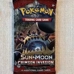 4x Sun And Moon Crimson Invasion Art Set Sealed Pokemon Card Booster Pack ?? - Image 3