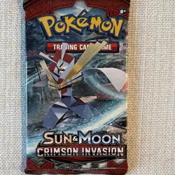 4x Sun And Moon Crimson Invasion Art Set Sealed Pokemon Card Booster Pack ?? - Image 5