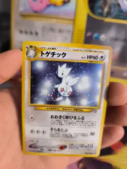 Pokemon Karte Card Togetic Neo Genesis GSNW Gold Holo Wotc japanese NM Swirl - Image 4
