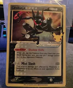 Greninja Gold Star SWSH144 Black Star Promo 2021 Celebrations Pokemon Card TCG - Image 1