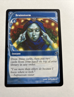 Brainstorm (Future Sight) - Mystery Booster 2 MTG Plus Bonus Card!!! - Image 1